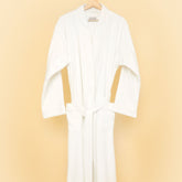 Hectarul - Halat de baie din bumbac 100% marimea S, Maisonette Pure Bathrobe, crem ivory